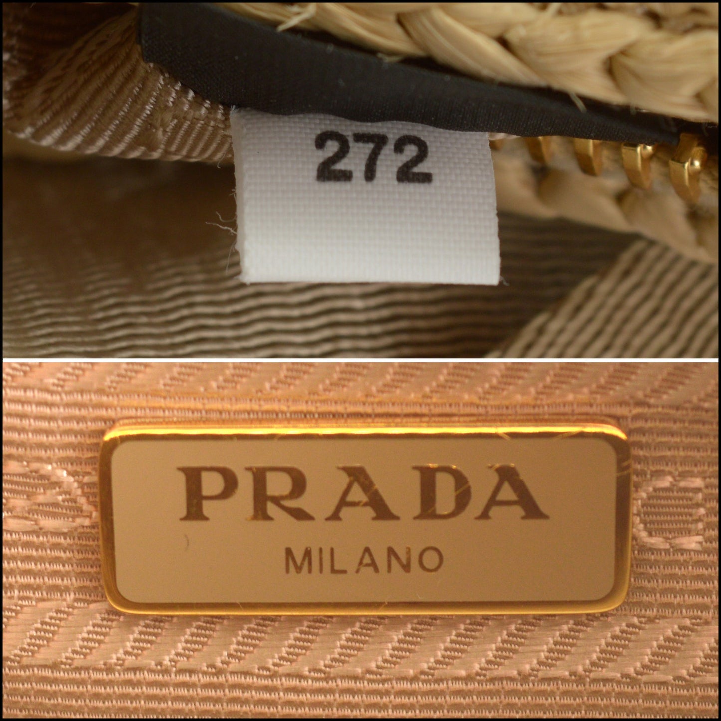 RDC15412 PRADA Raffia Re-Edition '05 Shoulder Bag