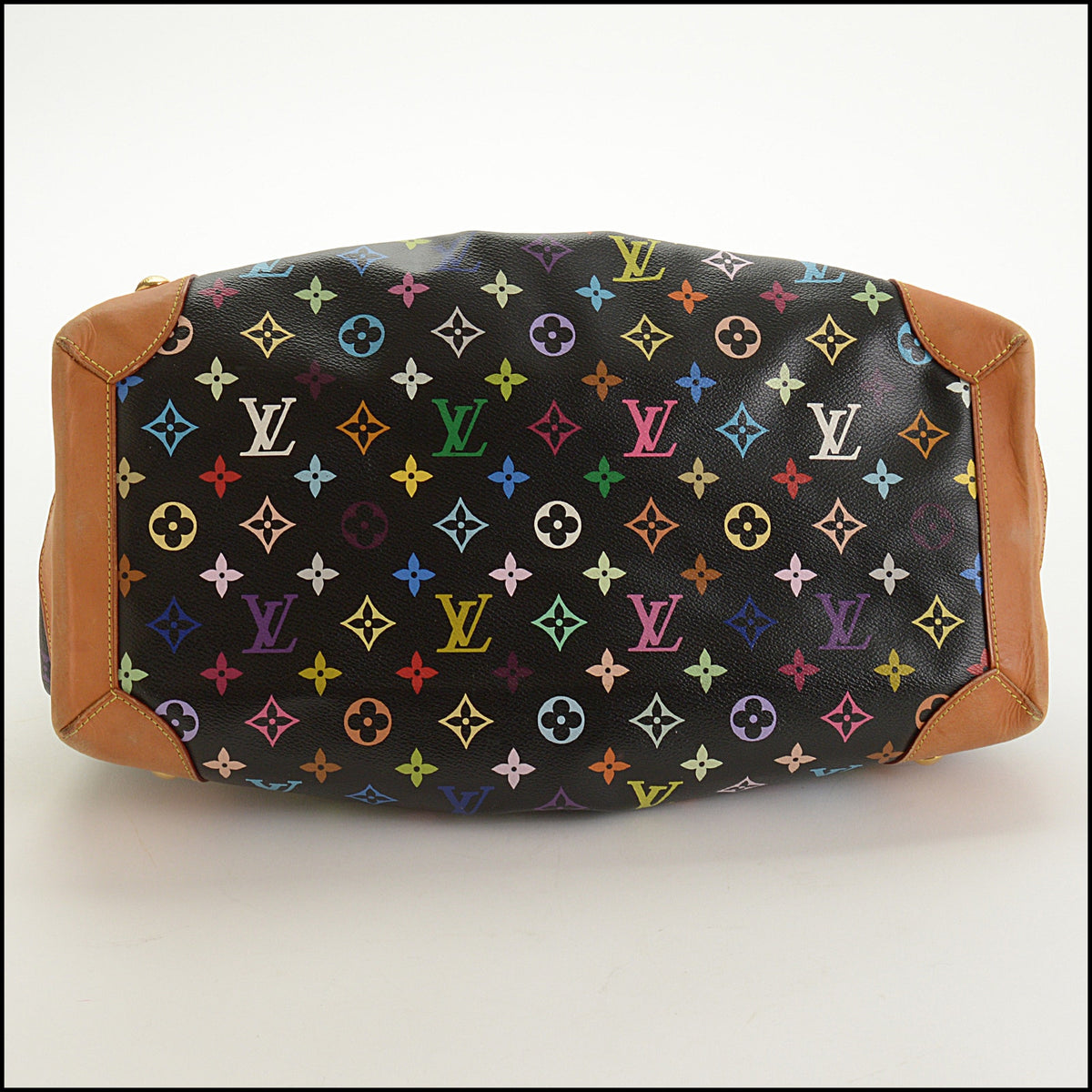 RDC15663 LOUIS VUITTON 2007 Black Multicolore Monogram Ursula Bag