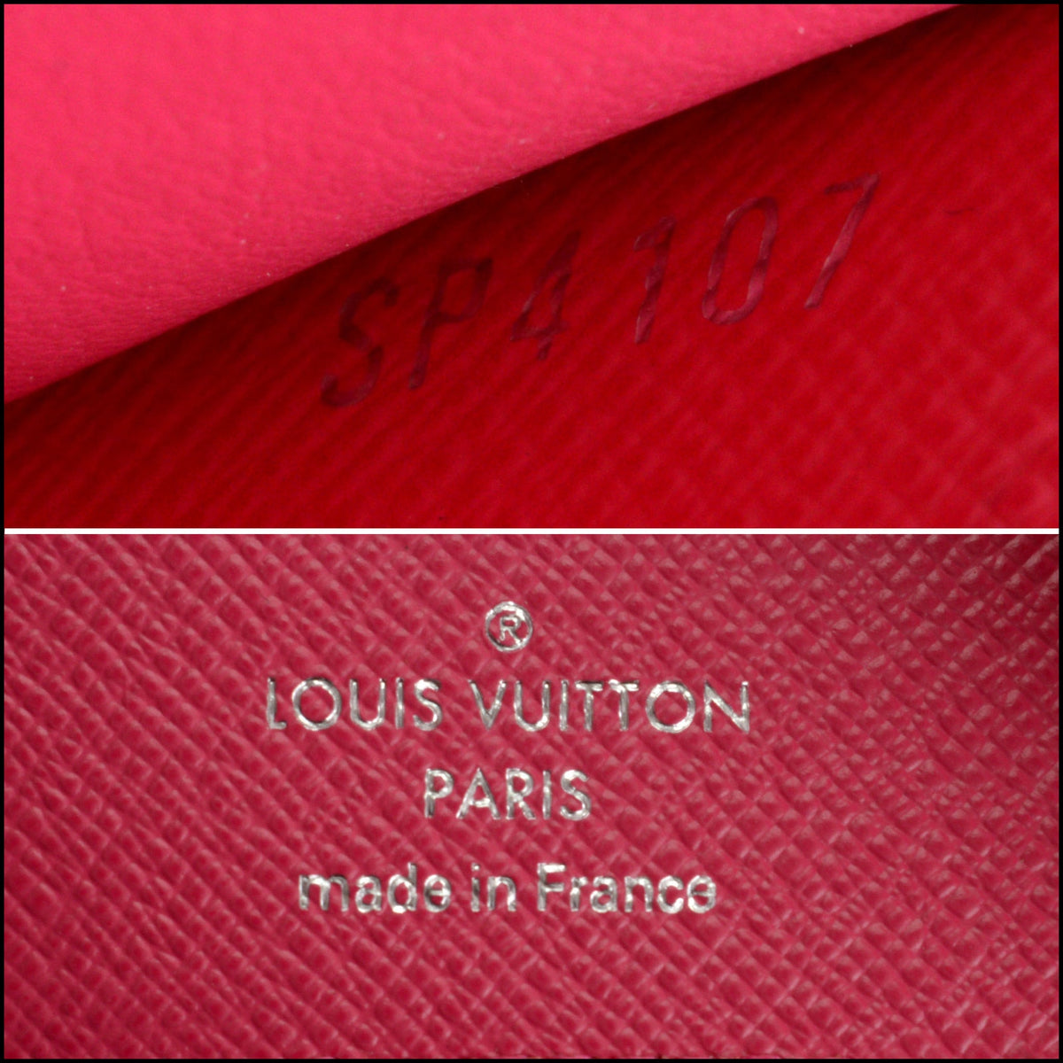 RDC15617 LOUIS VUITTON '17 Pink/Navy Epi Leather Victorine Wallet