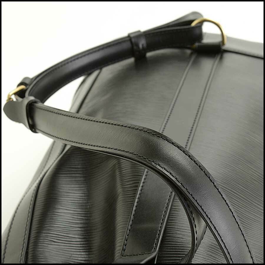 RDC11828 Authentic Vintage LOUIS VUITTON Black Epi Leather Randonnee Sling Bag