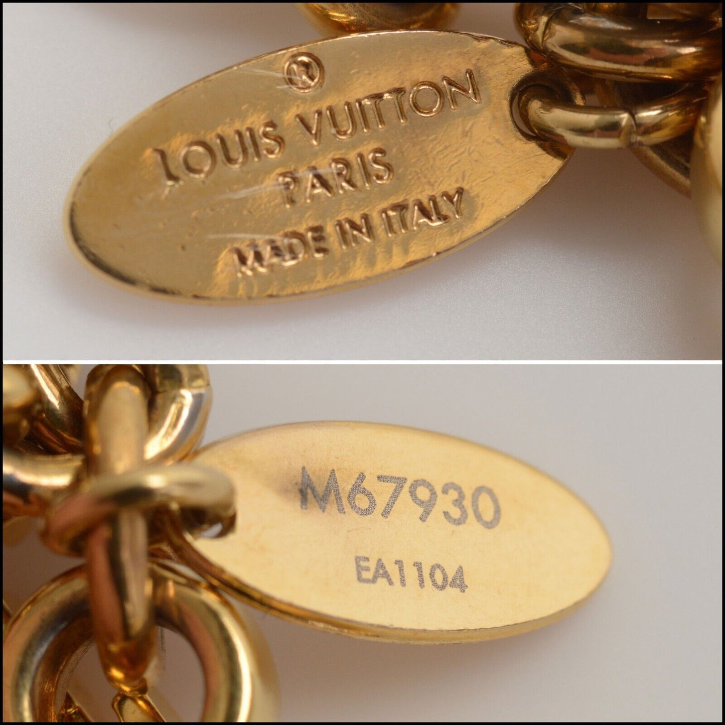 RDC13726 Authentic LOUIS VUITTON Gold Ivy Bag Charm
