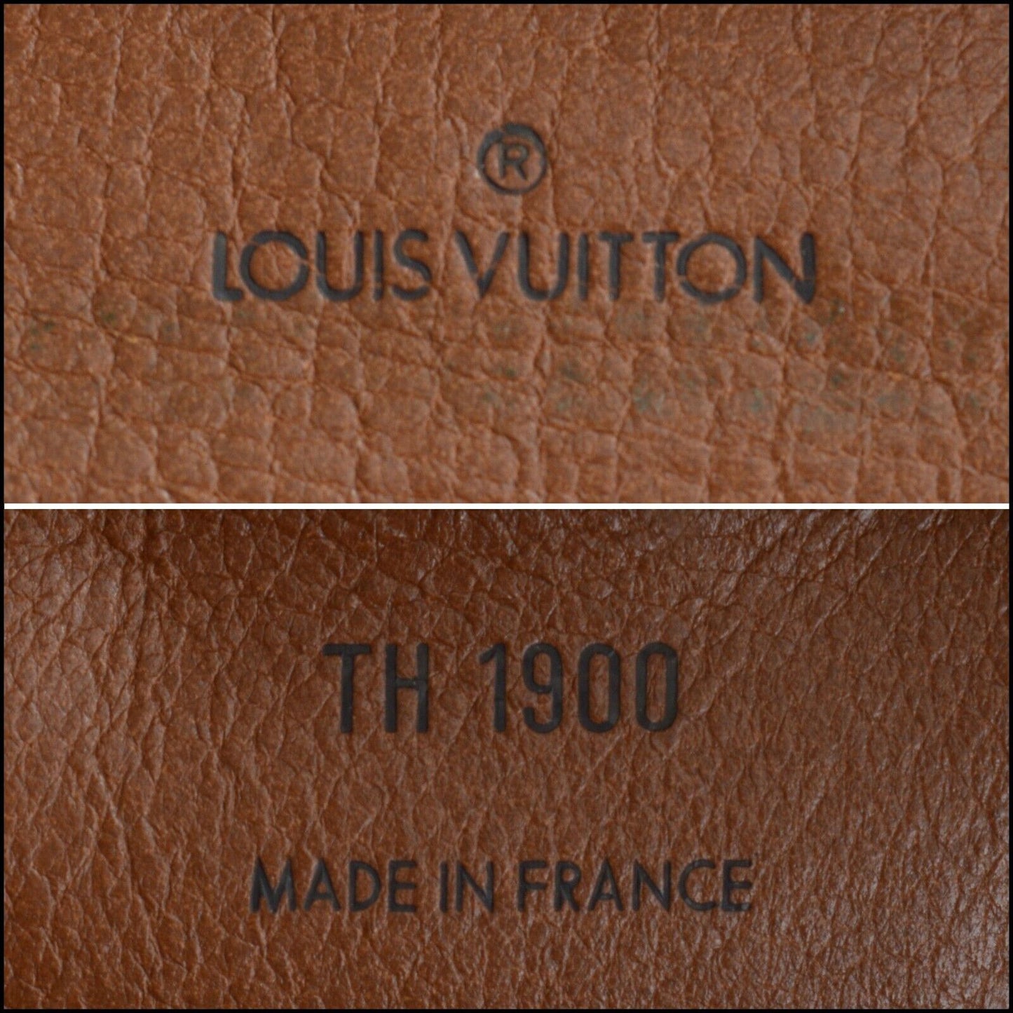 RDC13641 Authentic LOUIS VUITTON Vintage '90 Brown Sac Weekend PM 24H Travel Bag