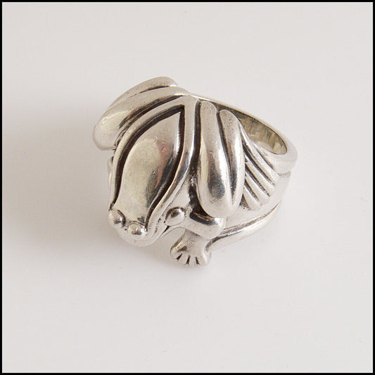 RDC12566 Authentic BARRY KIESELSTEIN-CORD Sterling Silver Frog Ring size 6.5