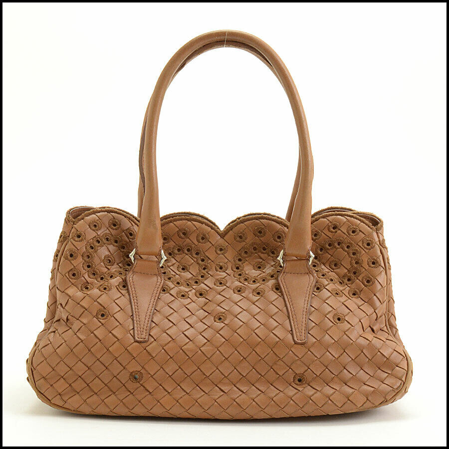 RDC12869 Authentic Chanel Brown Caviar Leather CC Turnlock Tote