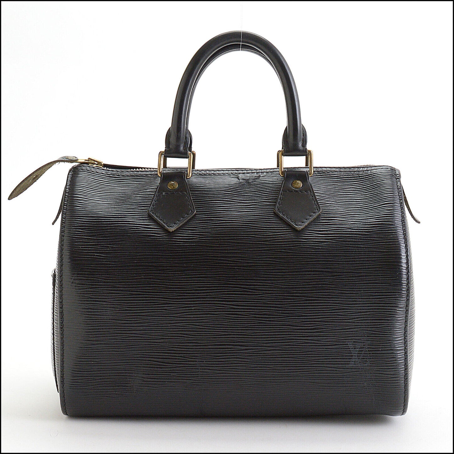 RDC13556 Authentic LOUIS VUITTON Vintage Black Epi Leather Speedy 25 B –  REAL DEAL COLLECTION