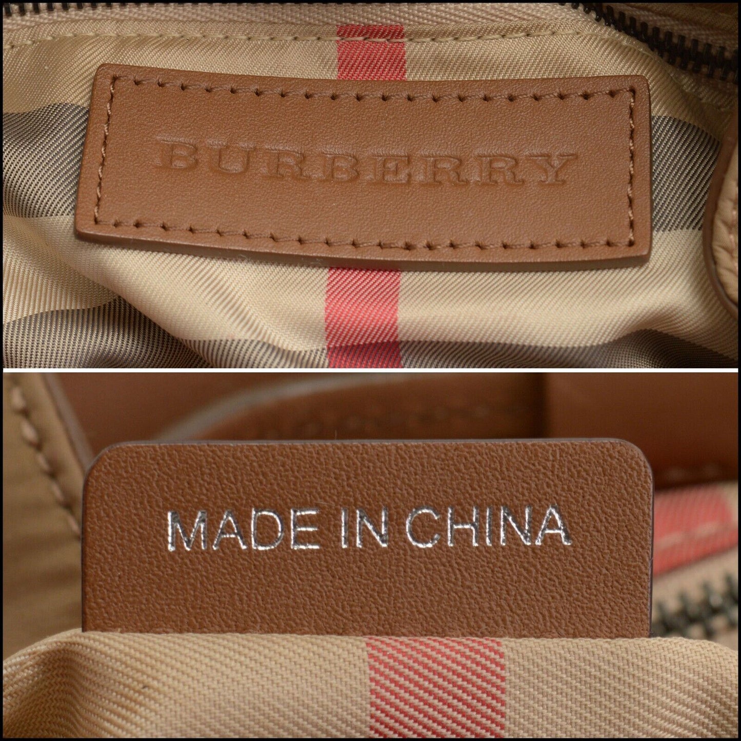 RDC13724 Authentic BURBERRY Archive Beige Nylon Front Pockets Mini Backpack