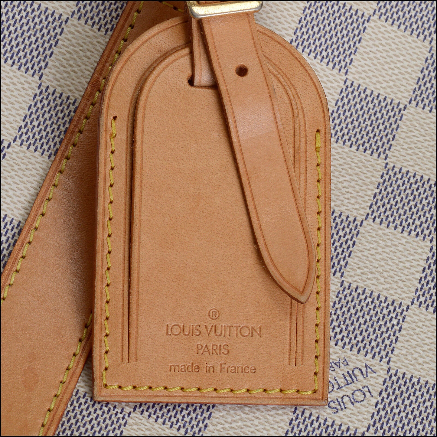 RDC13613 Authentic LOUIS VUITTON Damier Azur Canvas Keepall 50 Carry-On Travel Bag