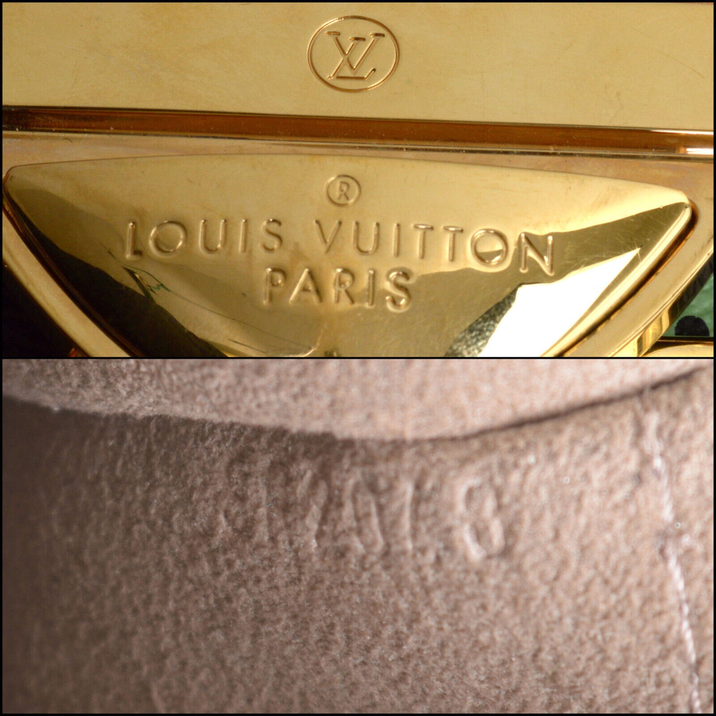 RDC13612 Authentic LOUIS VUITTON Black w/ Multicolor Monogram Beverly MM Bag
